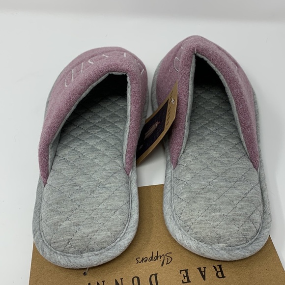 NWT Rae Dunn ‘BLESSED’ Slippers - Picture 4 of 6